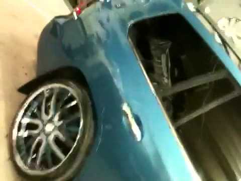 Johnny Cueto of the Cincinnati Reds just got 26 inch shoes on his 2010 Lexus LX