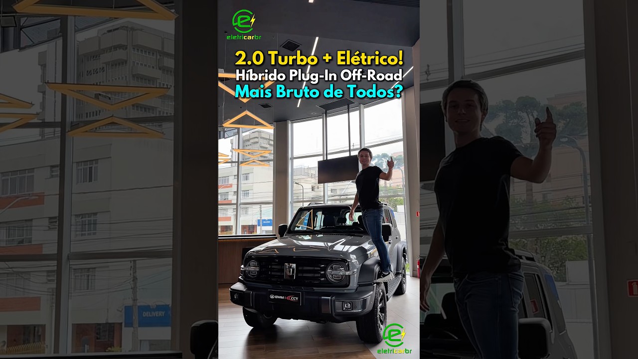 2.0 Turbo + Elétrico, temos o Híbrido Plug-In + Bruto até hoje! Tank 300