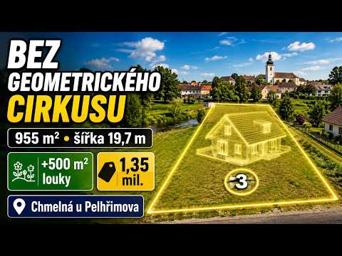 Video Stavební pozemek č.3 na RD v Chmelné, Nová Cerekev u Pelhřimova.