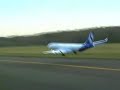 RC Airbus A330 flying in Courcelles France at evening
