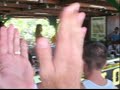 spectacle de danseuses br�siliennes sur le papadilo (restaurant sur l'eau en guyane)