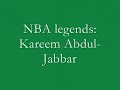 NBA legends: Kareem Abdul-Jabbar