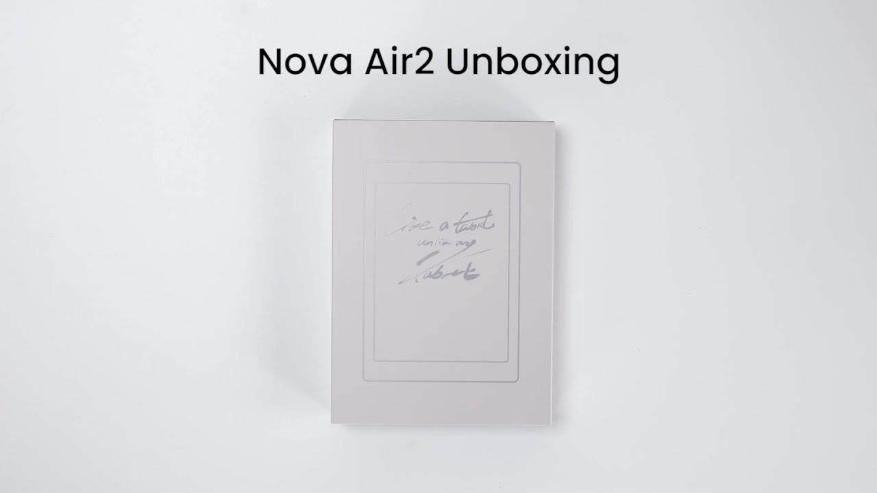 BOOX Nova Air2 Official Unboxing