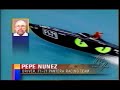 Powerboat Racing in 7 - 8 ft seas Rough Water Jumps Offshore