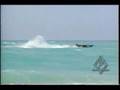 Powerboat Racing in 7 - 8 ft seas Rough Water Jumps Offshore