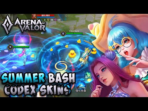 SUMMER BASH ANNETTE & LAURIEL - (NEW SKIN) | CODEX S19 SKINS | AOV | ROV | LiênQuânMobile | 傳說對決