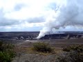 View of Kilauea Volcano spewing gasses from Jaggar Museum View of Kilauea Volcano spewing gasses from Jaggar Museum