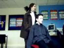 Sbel yn ol, yn Bryn Tawe. Titanic and Little Britain