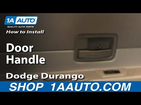 How To Install Replace Rear Door Handle Dodge Durango 04-09 1AAuto.com