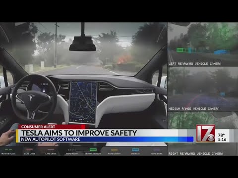 Tesla updates self-driving software