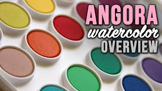 Angora Opaque Watercolor Overview/ Mixed Media Painting How-to