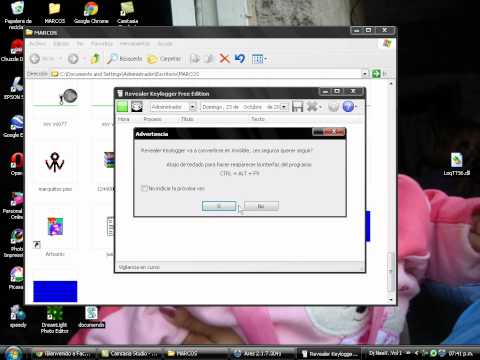 tutorial 1-como usar el revealer keylogger