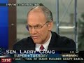 Senator Larry Craig Bill Clinton bad naughty nasty boy meet the press
