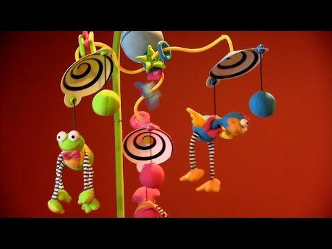 10 HOURS help baby fall asleep - Baby Mobile Soft Lullaby Piano Music