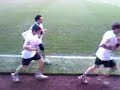 CHAPPERS AND DAVE - PITTODRIE COMIC RELIEF RUN FINISH BIT
