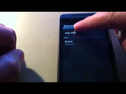 how to set pptp vpn on android