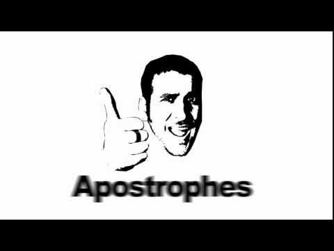 how to use the apostrophe