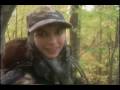 lady bowhunter nails black bear