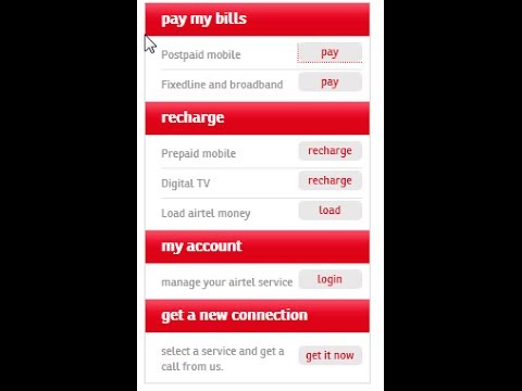 how to know airtel postpaid bill amount