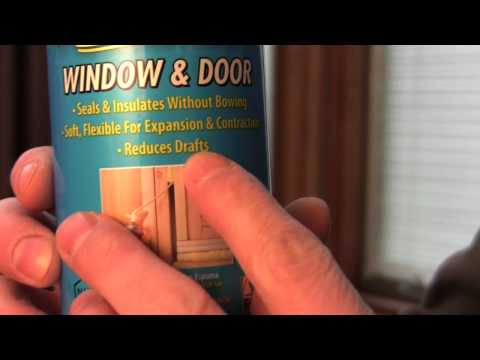 Watch 'Door Insulation - DIY - How to insulate around a door'