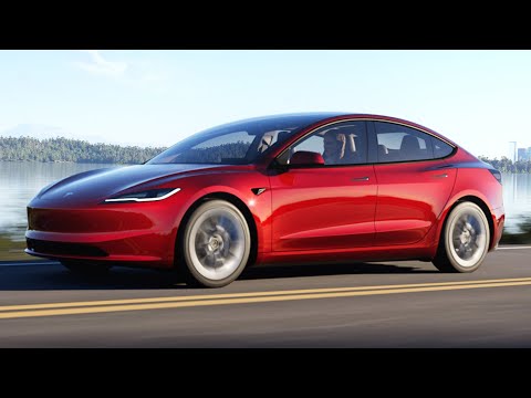 New 2024 Tesla Model 3 facelift – Exterior and Interior Design