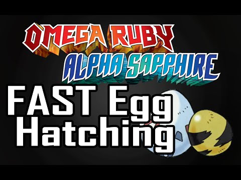 how to hatch eggs quickly in pokemon y
