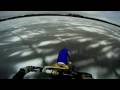 Headcam på Henrik när han slangar och sladdar med sin YZ 426