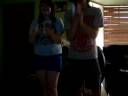 playing the Wii with mark (L) playing the Wii with mark (L)