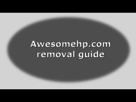 how to remove awesomehp