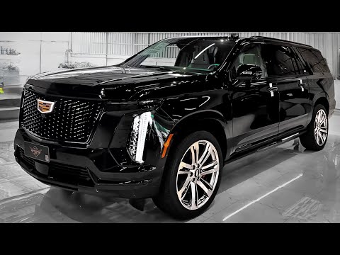 2025 Cadillac Escalade ESV Exclusive: Black Raven, Interior and Exterior