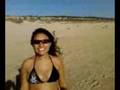 M�nica Mijona na praia dos Pelada