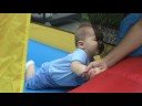 nick enjoys his second romp in the moon bounce