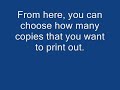 Microsoft Word tutorial: Printing