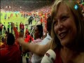 WK 2010 Nederland Brazilie 2-1 Oranjefans in Stadion vieren feest