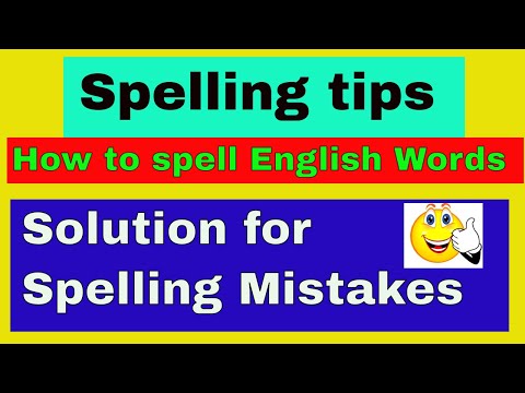 How to Spell English Words|Spelling Tips – Know More