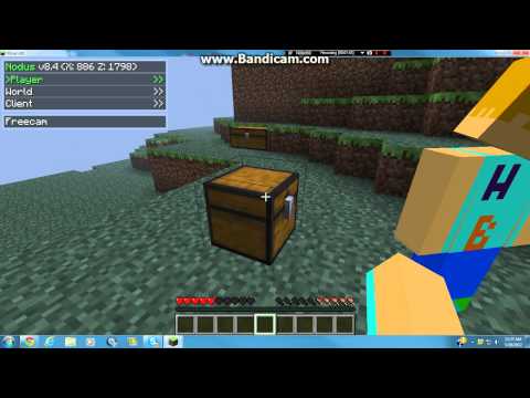 Minecraft 1.2.5 Multiplayer: How to get infinite Items with Nodus Hack Client ( R 1.0 and R 2.0)