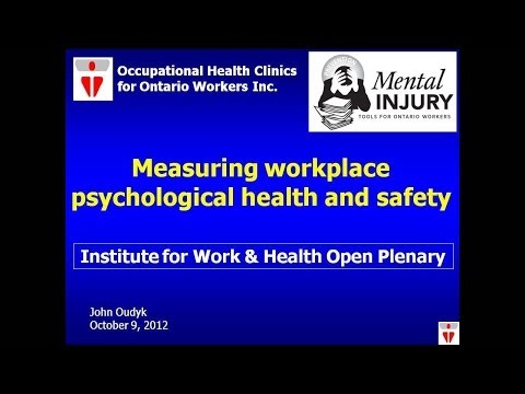 how to measure occupational stress