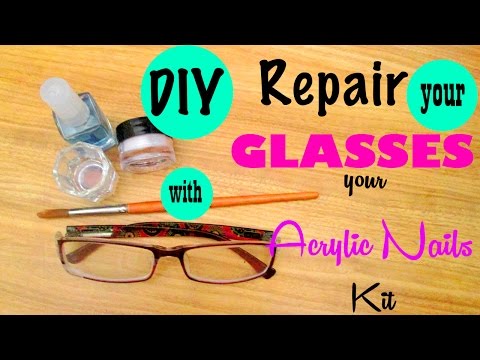 how to fix broken glasses