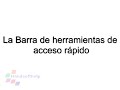 Curso de Word 2010 - Barra de herramientas (Video 7)