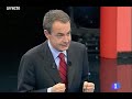 Emitido por la Primera de TVE el 26 de enero de 2009 Izaskun Buelta, con síndrome de Down y dependienta de una bombonería en Madrid, preguntó al presidente Rodríguez Zapatero acerca de las oportunidades laborales de las personas con síndrome de Down. Más información sobre el síndrome de Down en www.elblogdeanna.es