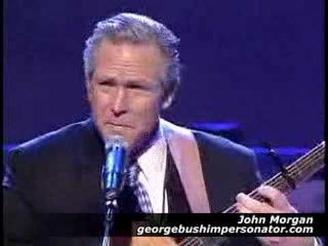 George W Bush impersonator John Morgan at GMA Week