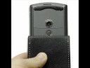 PDair Leather case for O2 XDA Orbit/ HTC P3300 Flip (Black)