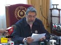 el presidente fernando lugo denunci� en rueda de prensa una reuni�n con intenciones golpistas entre el titular del congreso nacional, enrique gonz�lez quintana, el ex presidente nicanor duarte frutos, el general retirado lino oviedo, el fiscal rub�n candia amarilla y el ministro juan manuel morales, miembro del tribunal superior de justicia electoral.