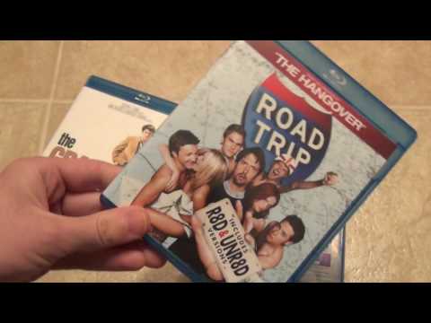 5 Random Blu-Ray Titles Unboxing - Road Trip Daddy's Home Blind Side