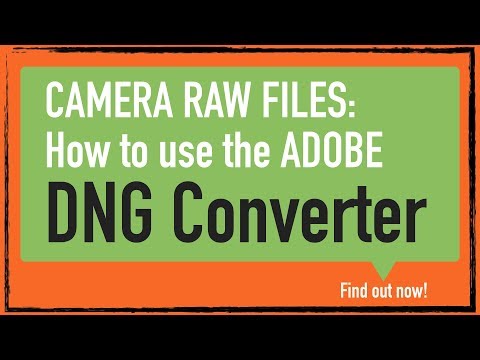 Camera Raw: How to use Adobe DNG Converter