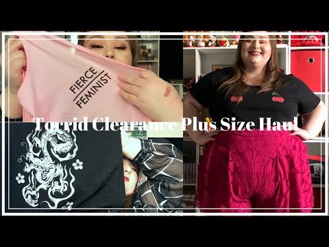 Affordable Plus Size Haul and Try On: Torrid Clearance...