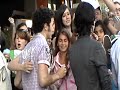 Jonas Brothers greeting fans in Toronto