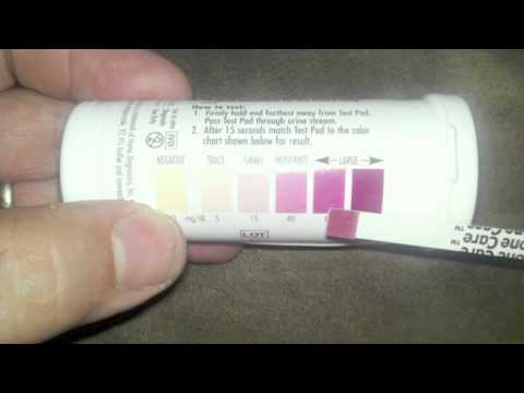 how to test for a ketone