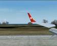 Trabzon Airport landing with Turkish Airlines 737-800 100th