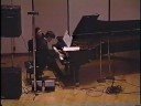 brian resnick (drumset) and stephen gosling (piano) perform the first part of john psathas's duo. at brian's 1996 juilliard recital. recording available on the rattle cd 